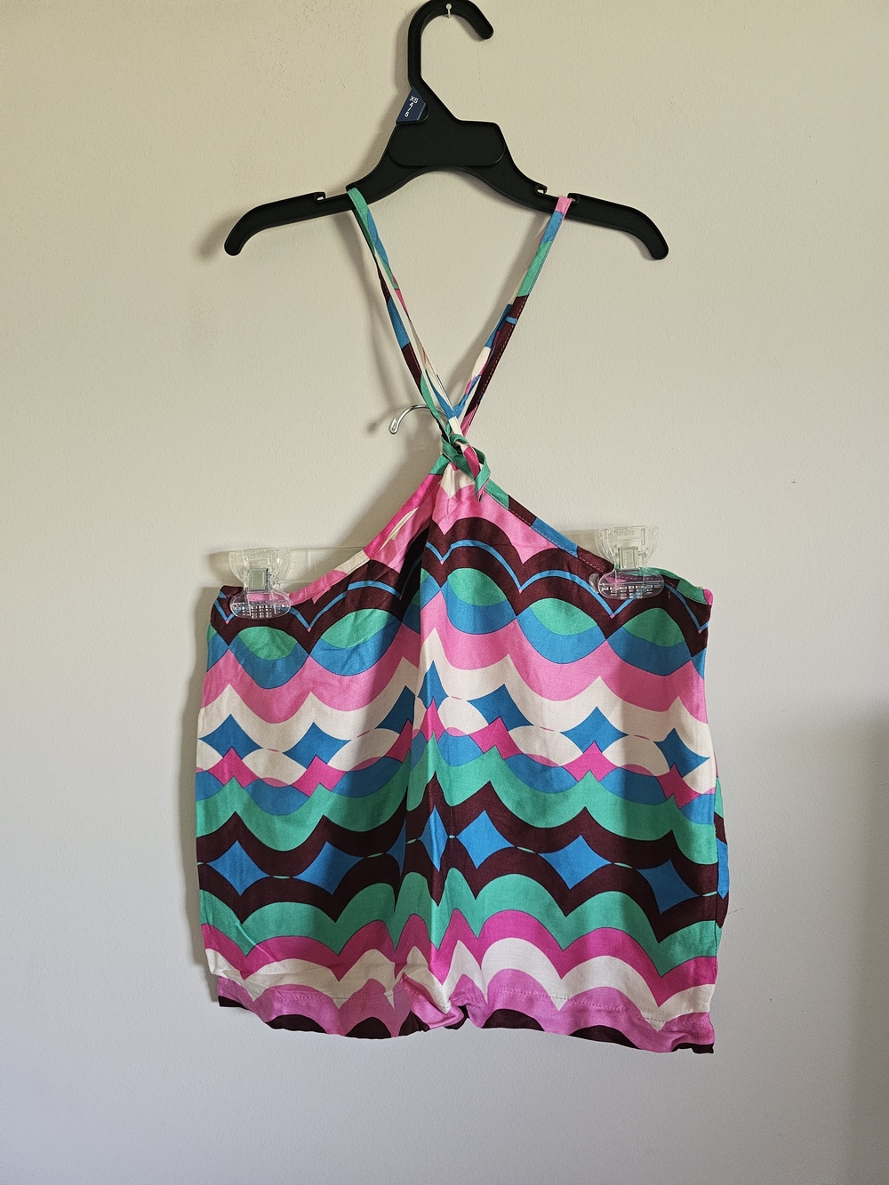 Olivaceous Multicolor Geometric Blouse - Picture 2 of 5